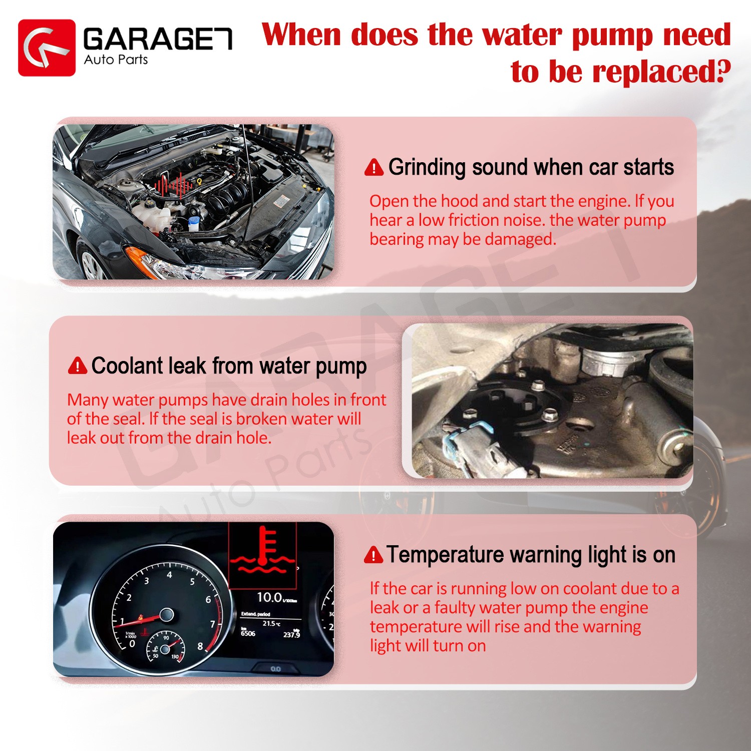 For Chevrolet GMC Tahoe Yukon 4.8/5.3/6.0 L Vortec Water Pump W/ Gasket AW5104