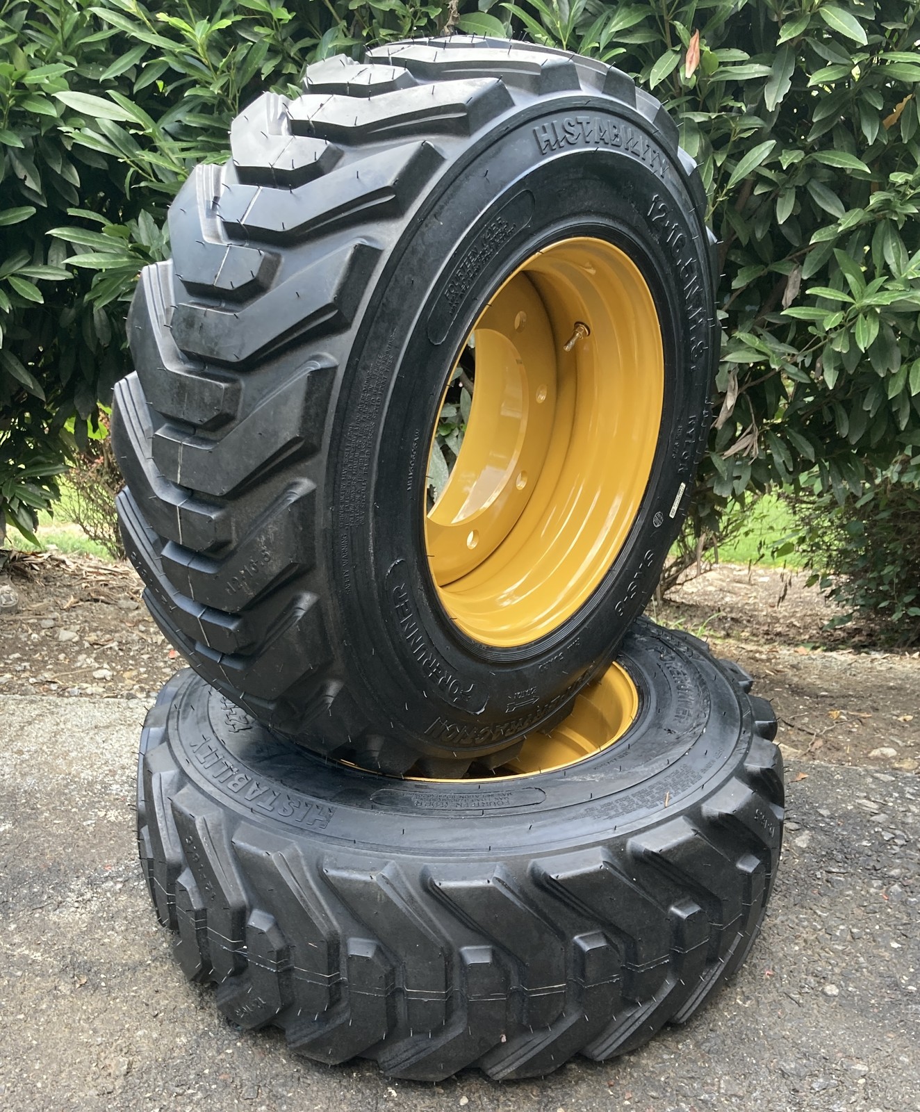 2-12-16.5 SKS-1 Front Tires/Rims for 4WD John Deere 210, 310, 410, 510, 610