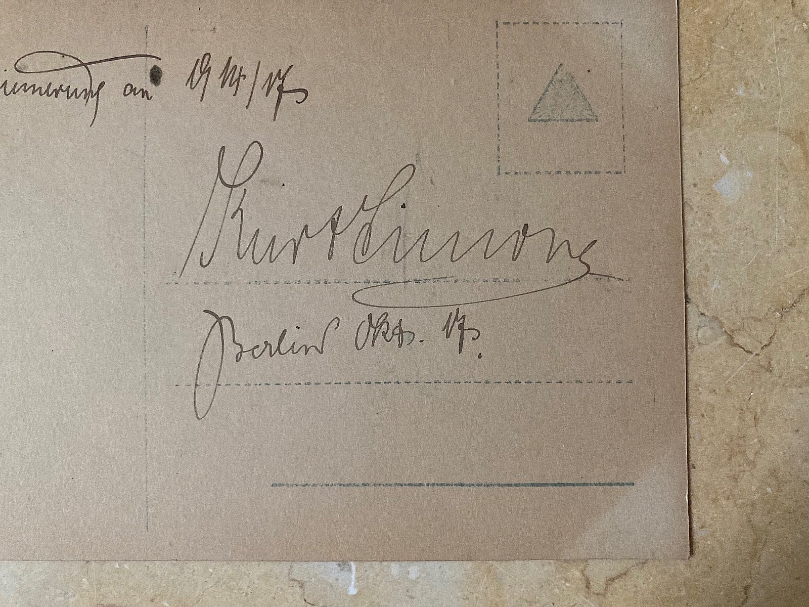 RARE! WW1 GERMAN ARMY COMMAND NAVAL CORPS FLANDERS BRUGES BELGIUM PHOTO POSTCARD