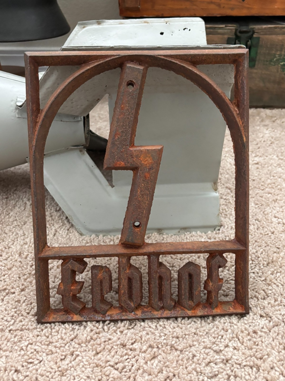 WWII Erbhof Iron Wall Sign - Farming