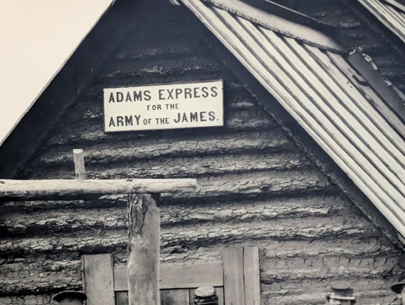 VTG Photo Adams Express For The Army Of The James Civil War Soldiers Framed