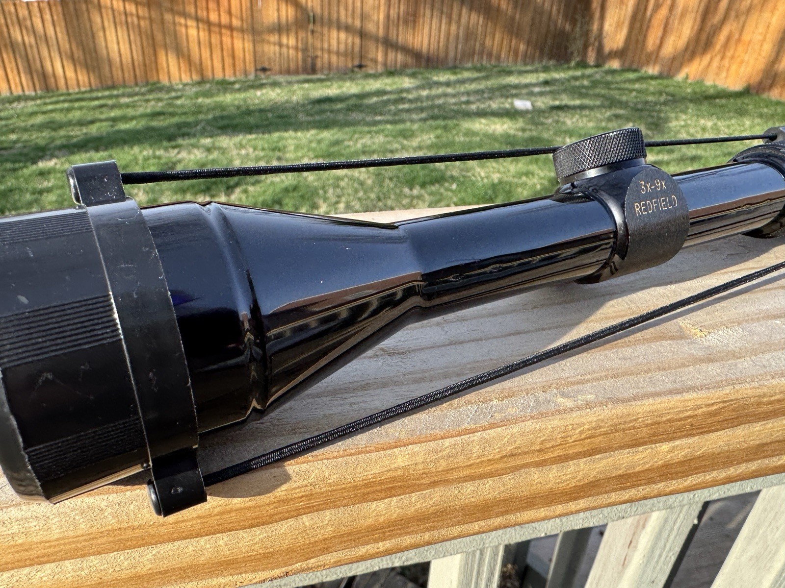 Vintage Redfield 3x-9x Fine Crosshair w/ Center Dot Gloss Rifle Scope USA Made