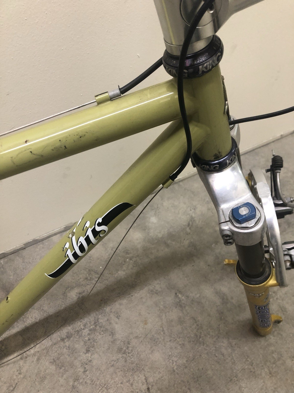 Vintage Old School Ibis Mojo Mountain Bike Frame King Thompson Bomber Xt