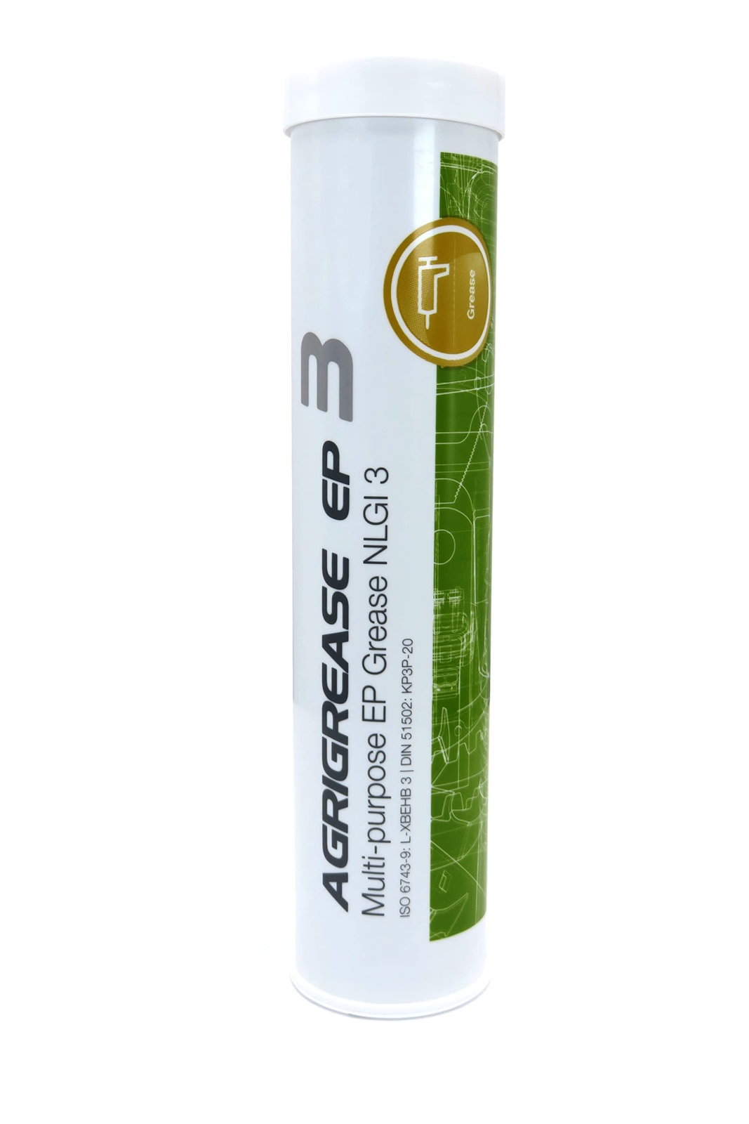 AGRIGREASE EP 3 Multi-Purpose EP Grease Tube NLGI 3 Agricultural Waterproof