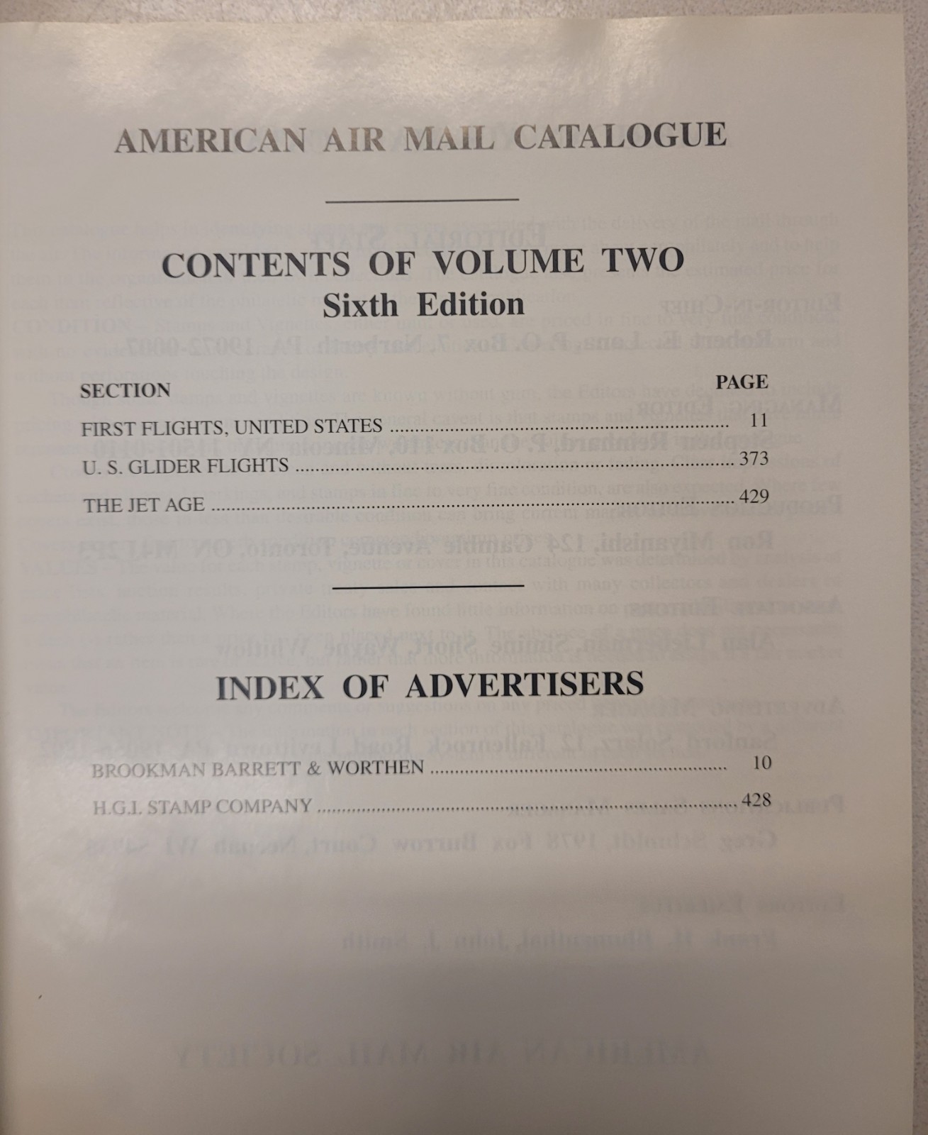 AAMC American Airmail Catalogue 6th Ed. FULL 4 Vol. Set w Canada & Newfoundland