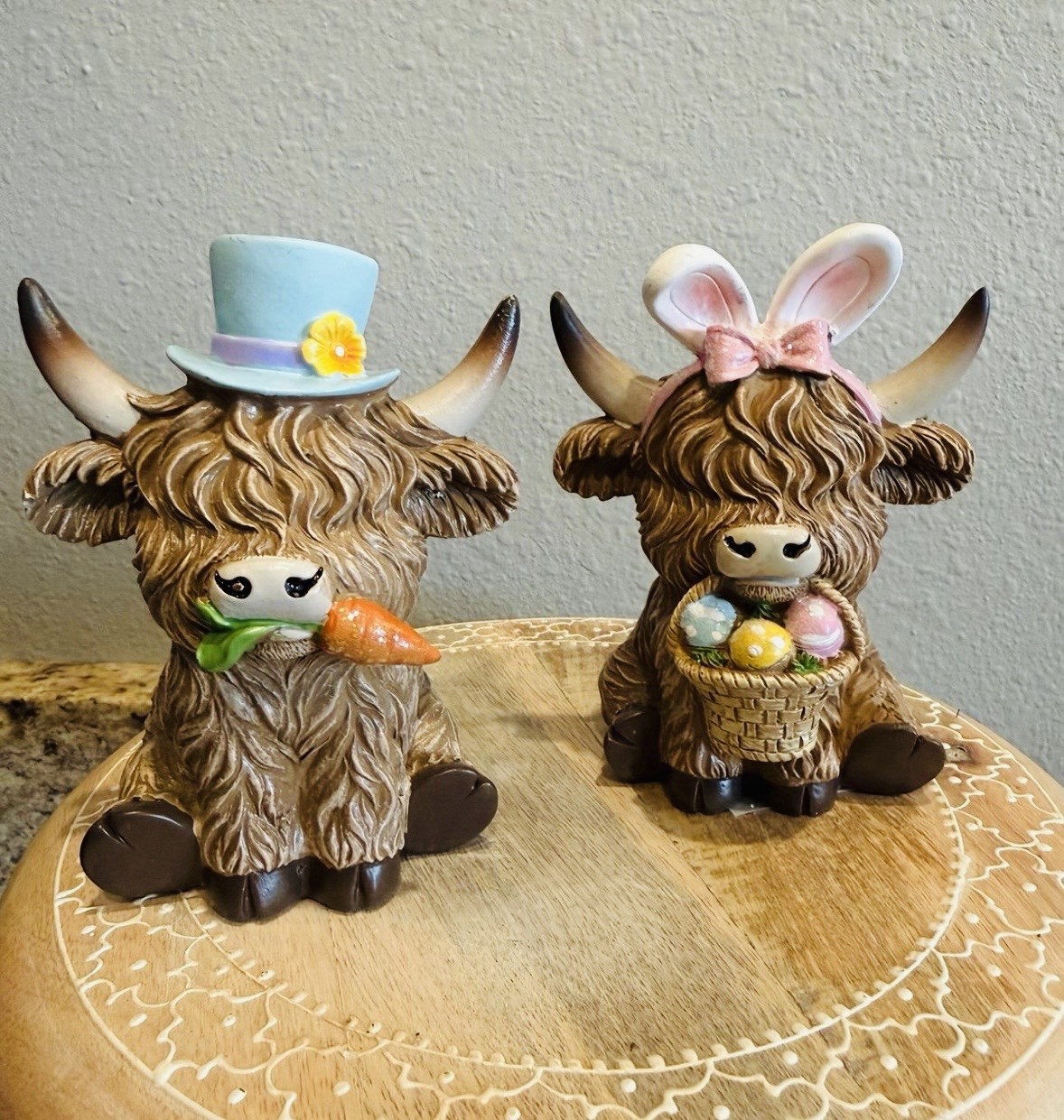 🐰New Easter Themed Highland Cow Set
