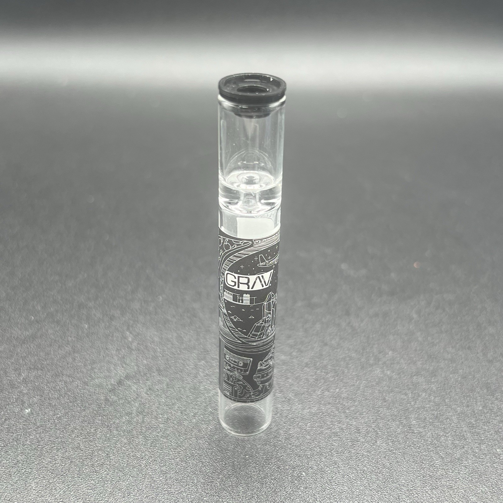 GRAV® One Hitter Pipe 12mm Taster Glass Hand Pocket Pipe - Fast Shipping 📪