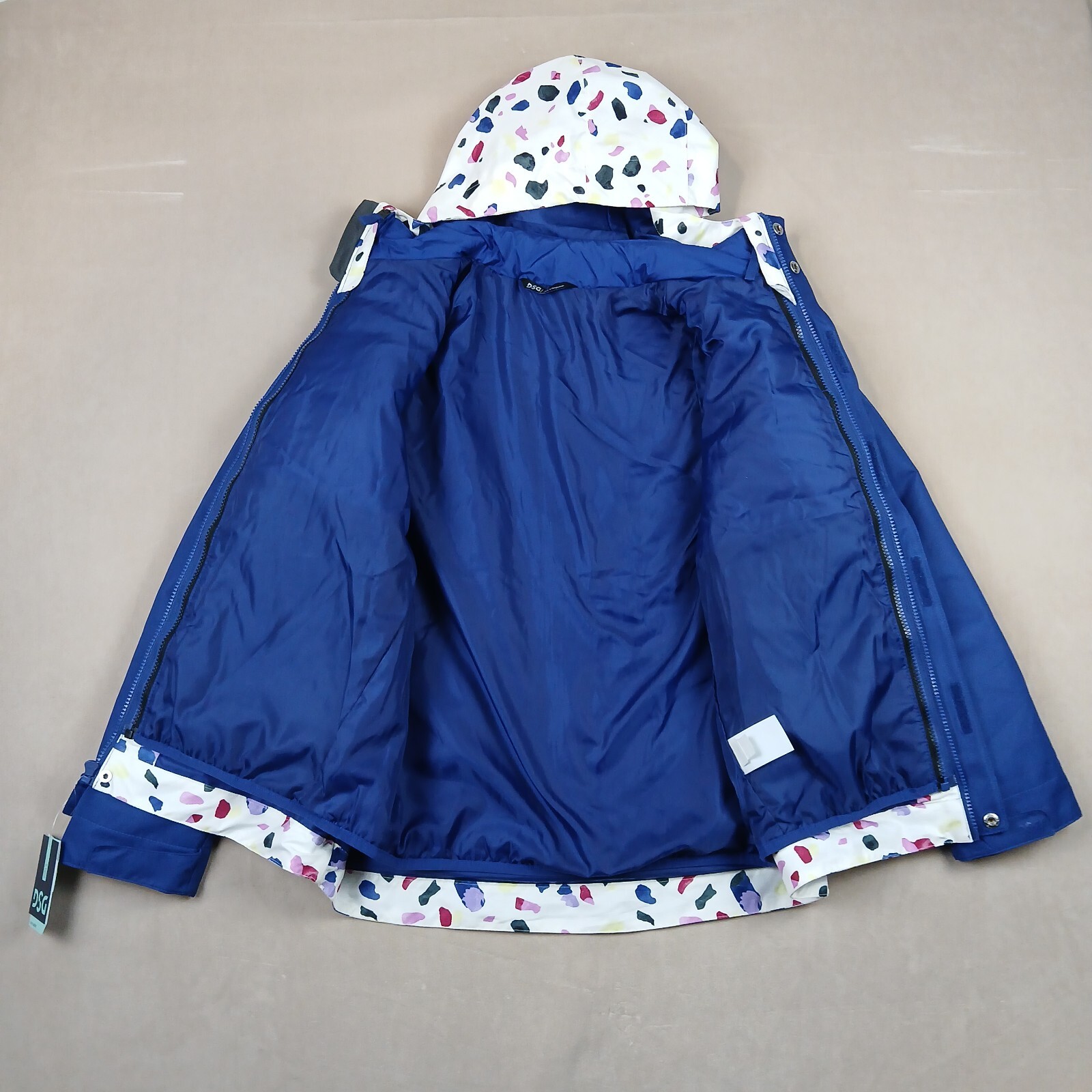 DSG Large Girls 3 In 1 Terrazo Print 20x25 NWT Hooded