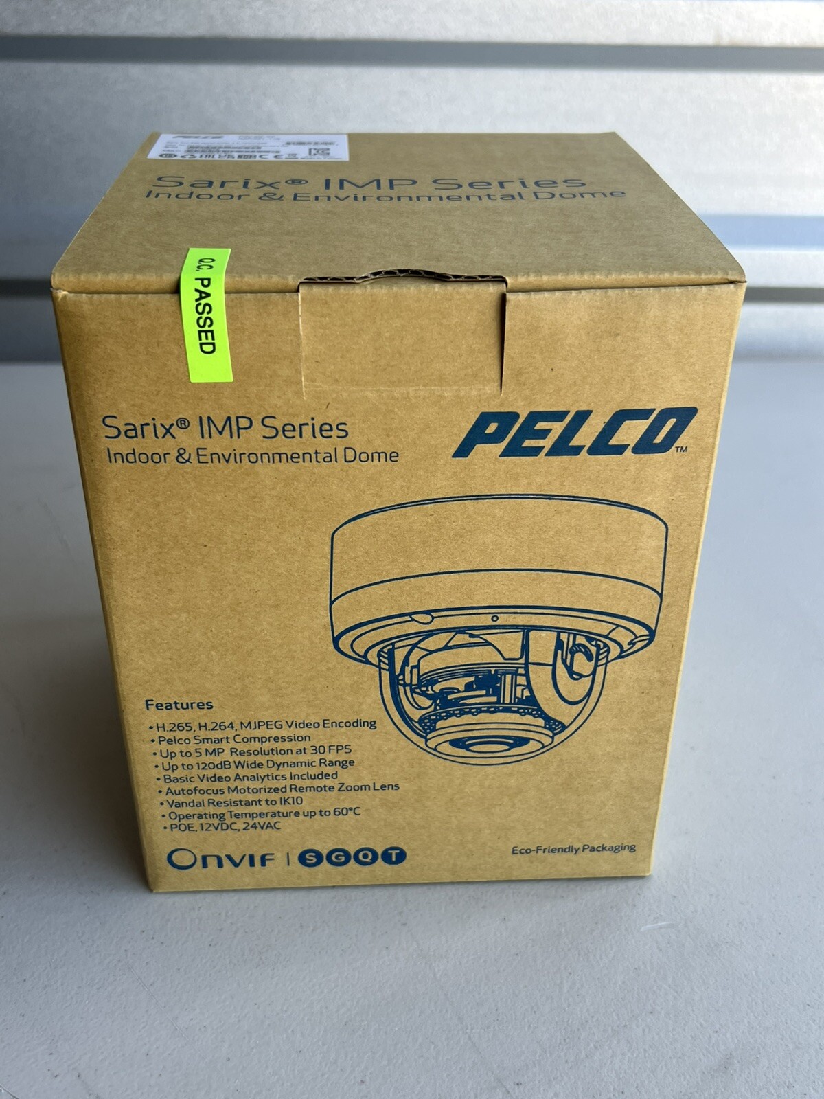 New Pelco IMP331-1IS SARIX IMP 3 Megapixel Network Camera Dome
