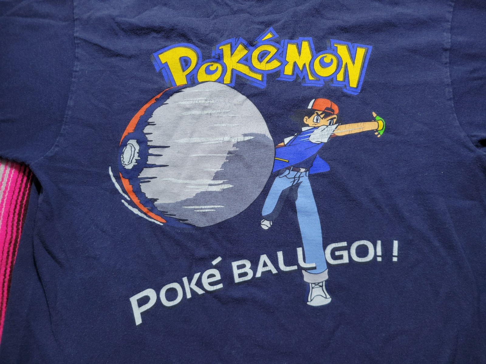 Vintage Pokemon Ash Ketchum 1999 Nintendo T-Shirt Size Youth XL