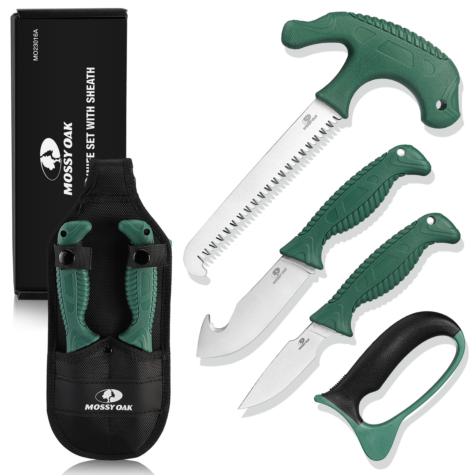 MOSSY OAK 4-Piece Portable Butcher Game Processing Set Perfect Hunting Gifts