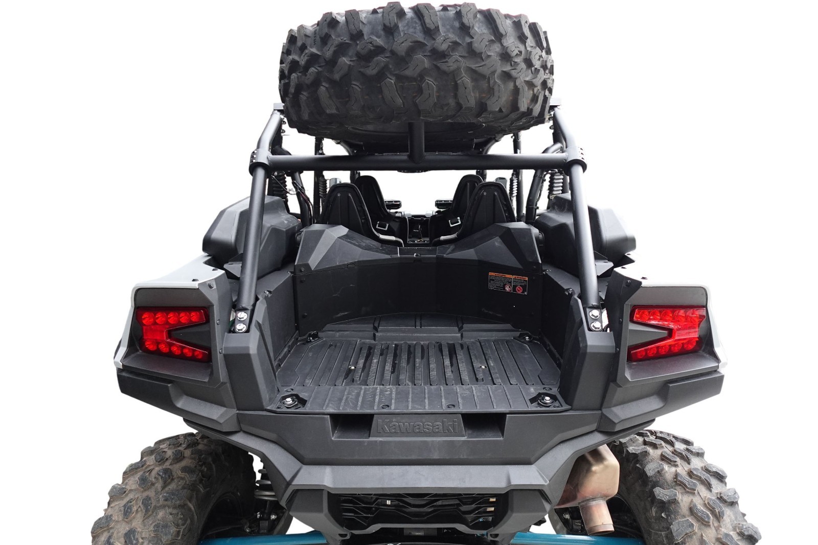 Baldwin Iron Works Spare Tire Carrier Fit: Kawasaki Teryx KRX 4 1000- Made USA