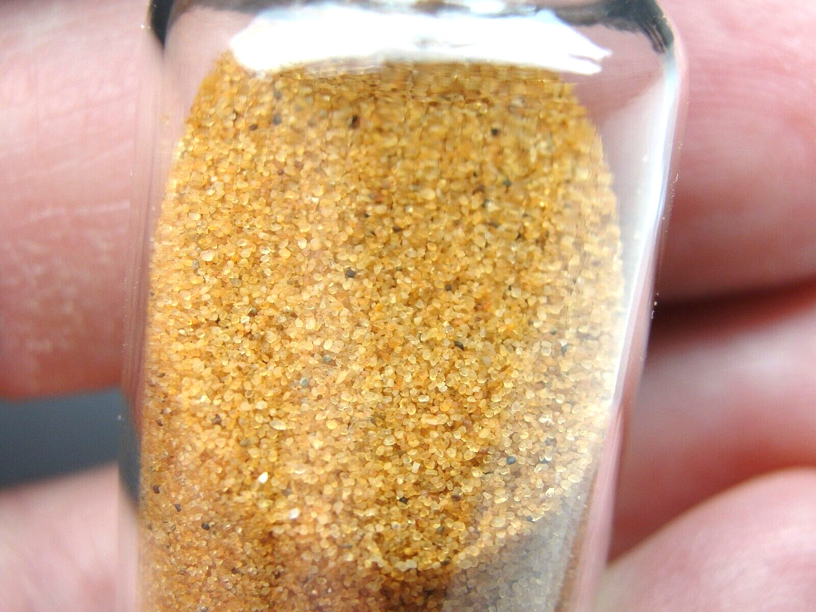 COLLECTIBLE RARE SAND FROM MERZOUGA DESERT - SAHARA DESERT - AFRICA - ORANGE