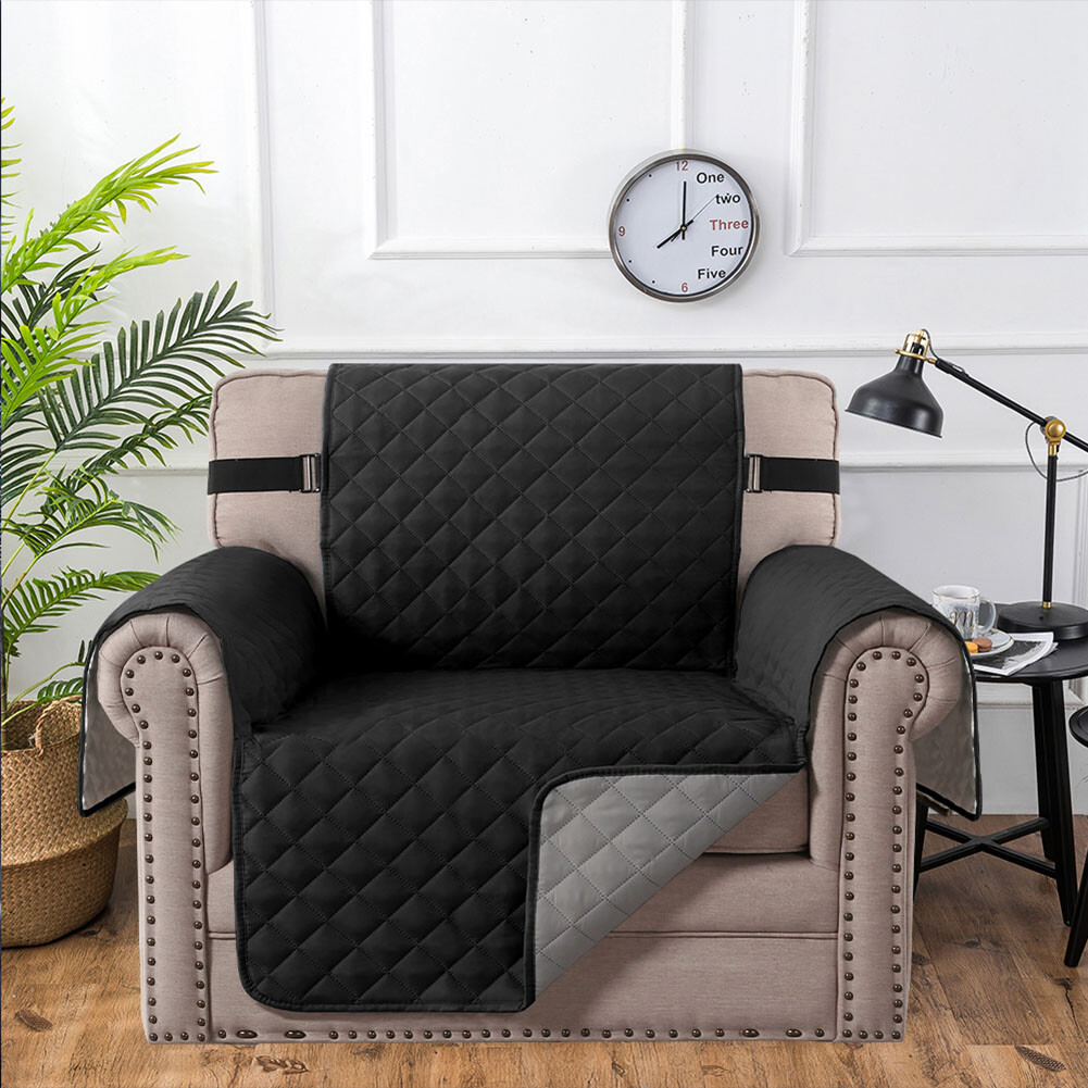 1/2/3Seater Recliner Chair Covers Couch Slipcover Armchair Lounge Sofa Protector
