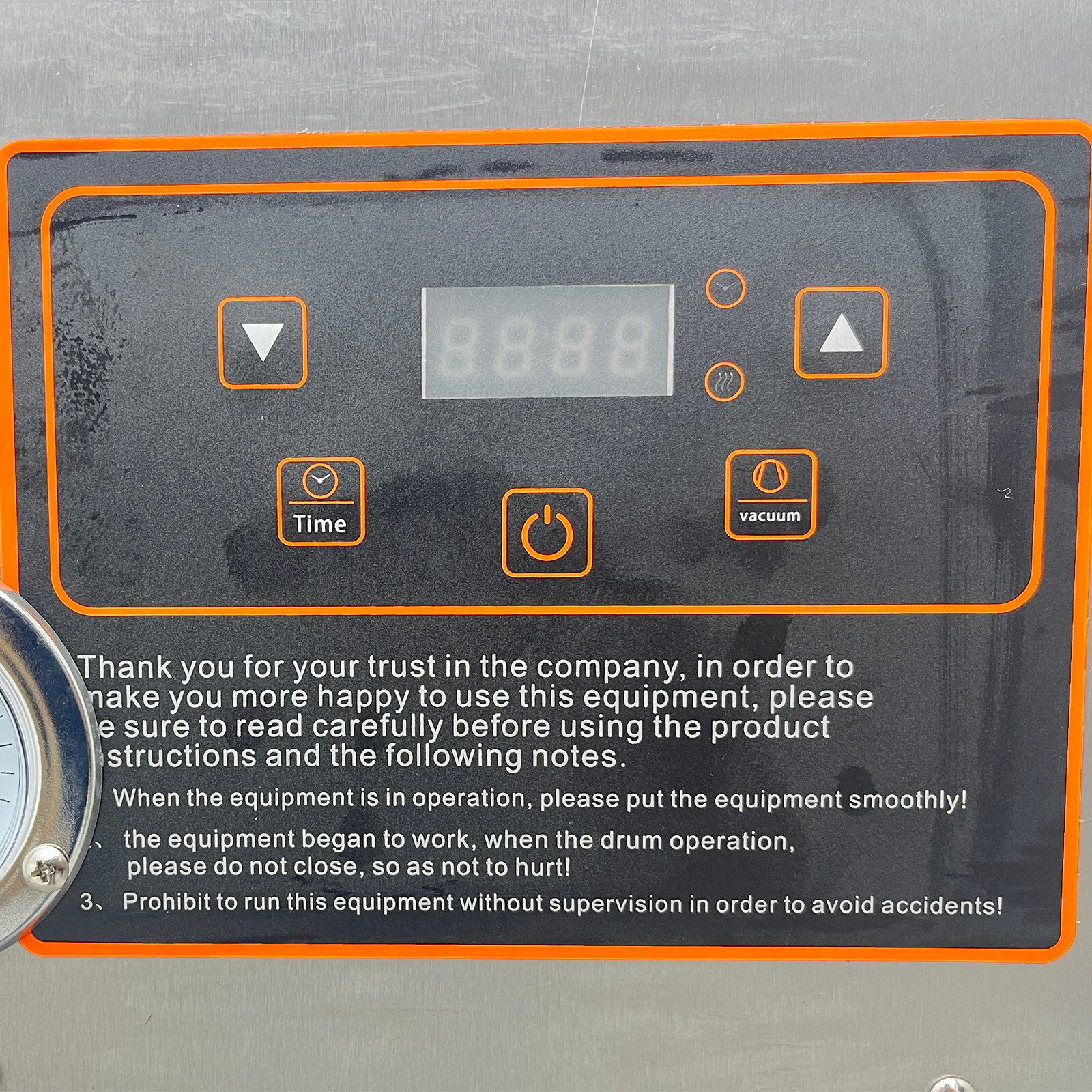 110V 45L Vacuum Pump Meat Vegetable Tumbler Marinator Pickling Machine 350W