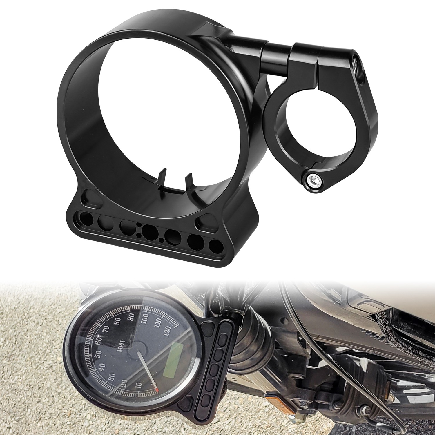 For Harley Sportster XL 883 1200 Motorcycle Speedometer Relocation Mount Bracket