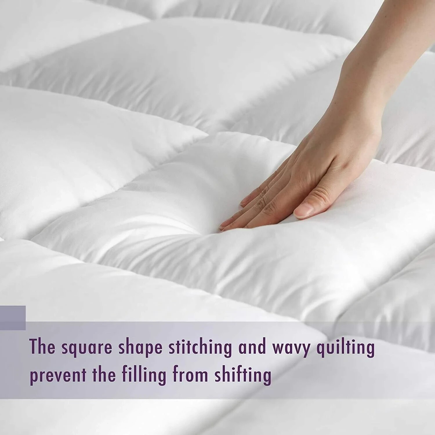4 Inches Thick Mattress Topper Quilted Cooling Mattress Topper Pad MATTRESS PAD