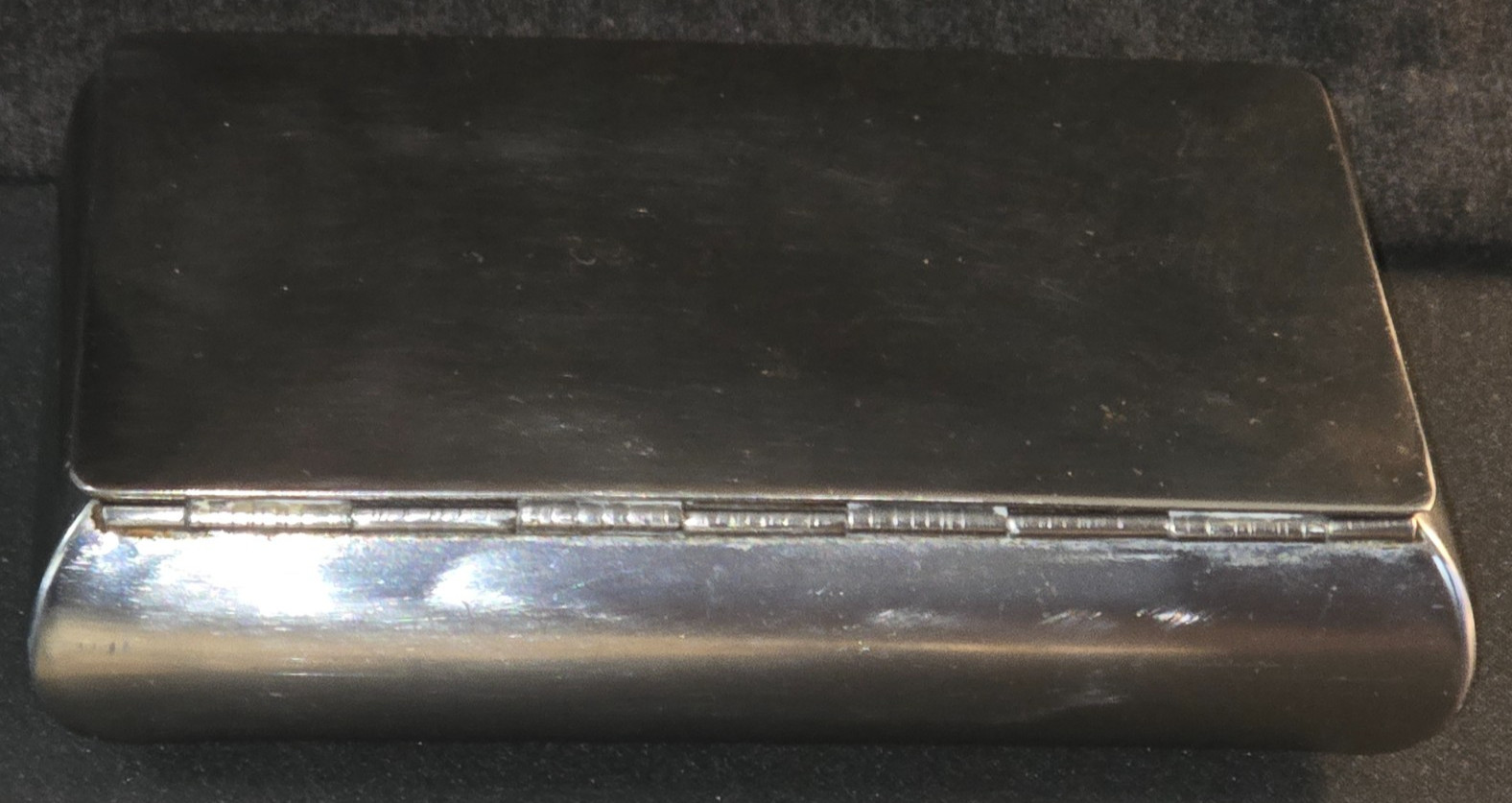 1950s Ohia Rostfritt Stal (Stainless Steel) & Teak Cigarette/Trinket Box Sweden