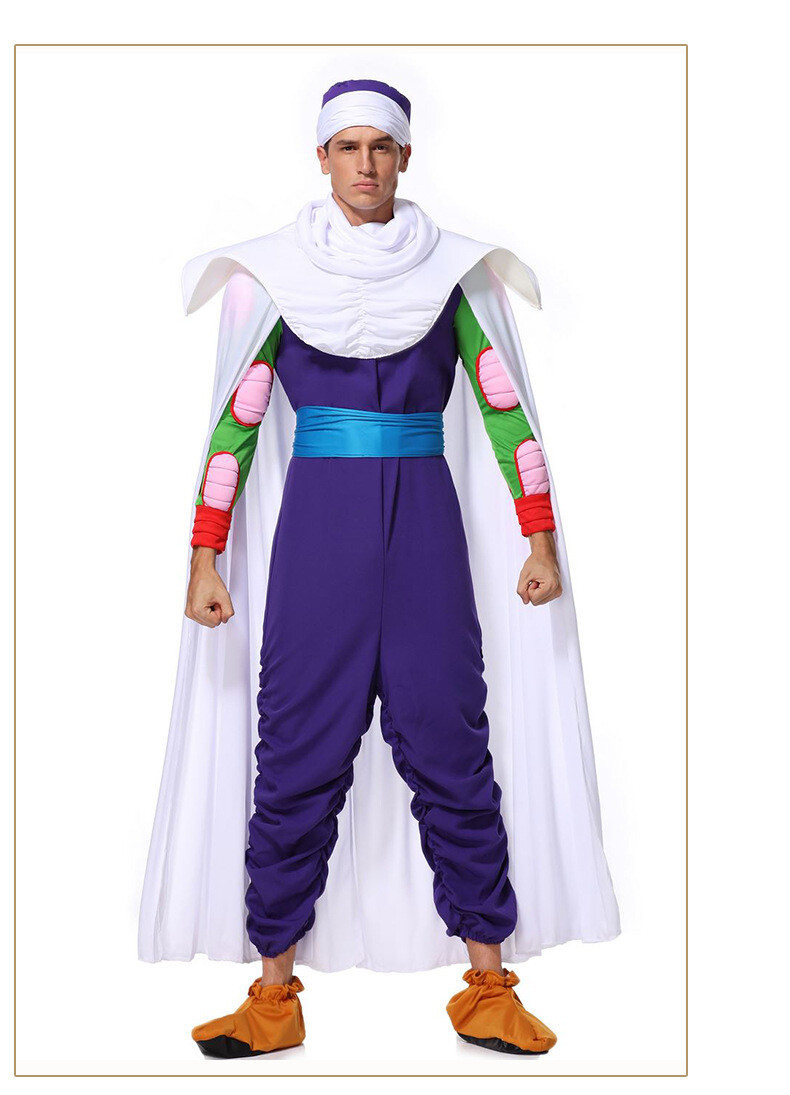 Dragon Ball Z Piccolo Adult Costume Pikkoro Junia Suit Anime Halloween Cosplay