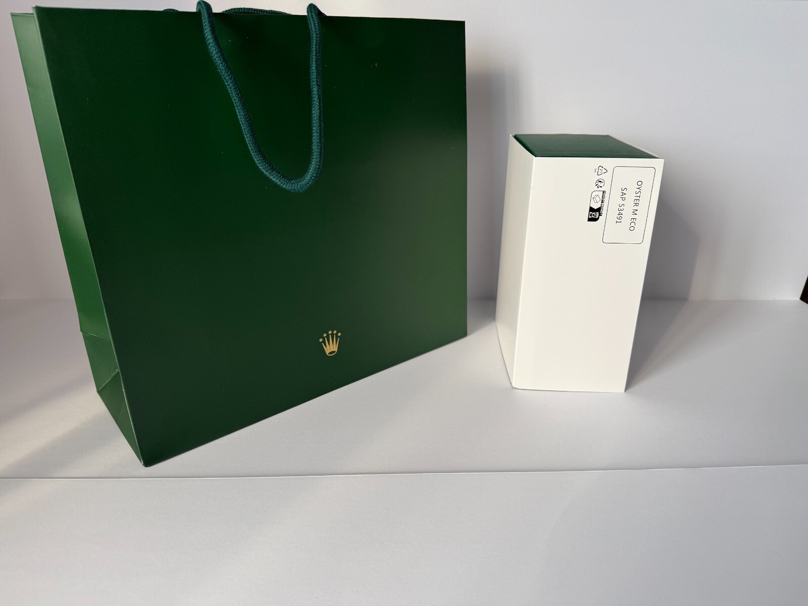 Medium Rolex Box (Green on Green) ref : 53491.02 New Style M ECO