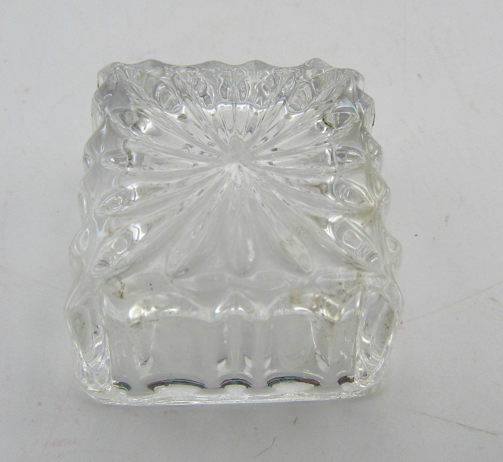 ANTIQUE ORNATE 835 SILVER SALT CELLAR with SPOON