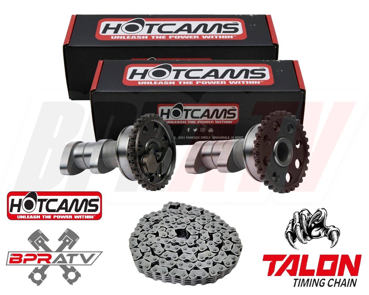 YFZ450R YFZ 450R 450X SE Hotcams Hot Cams Stage 2 TWO Camshafts Cam Timing Chain
