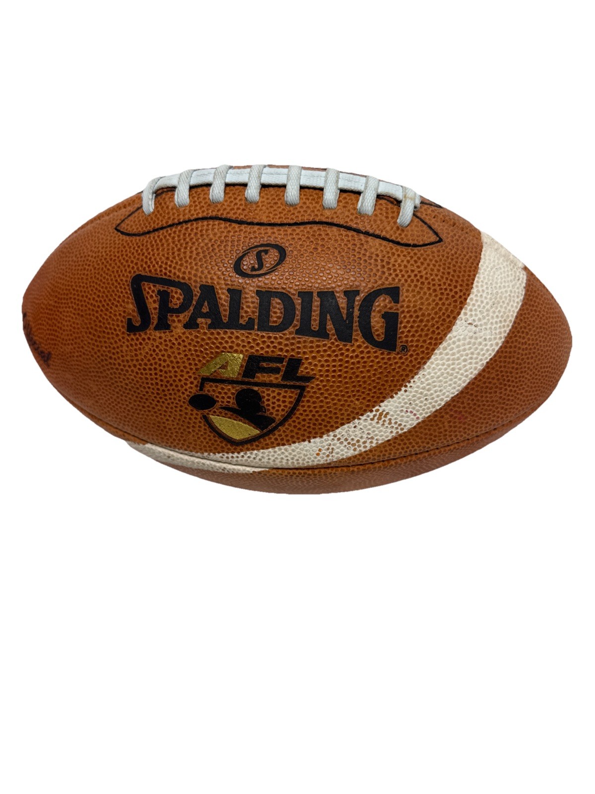 Vintage AFL Arena Football League Spalding Football Stripe Doesn’t Hold Air