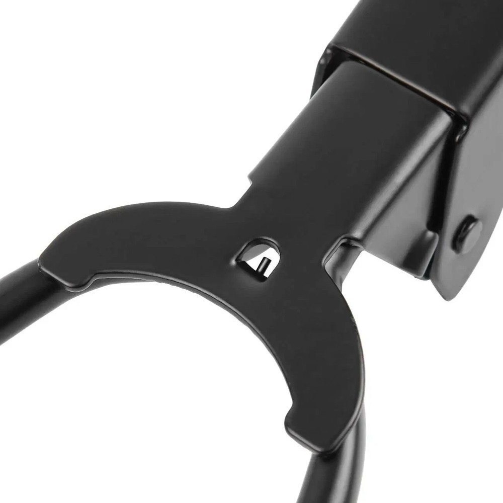 Bicycle Double Leg Side Stand Kick Kickstand Bike Support Spring Center Black