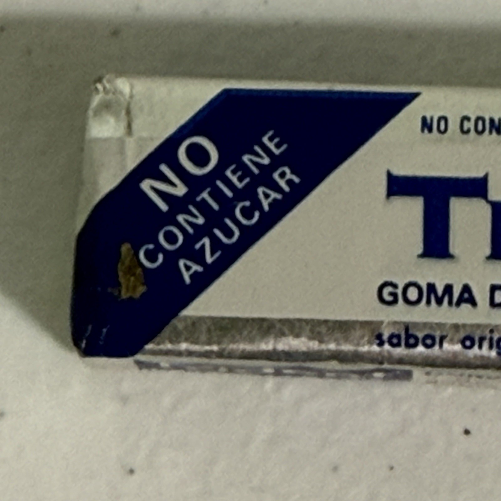 Vintage Trident Gum Unopened Foil Pack Pack Mexico