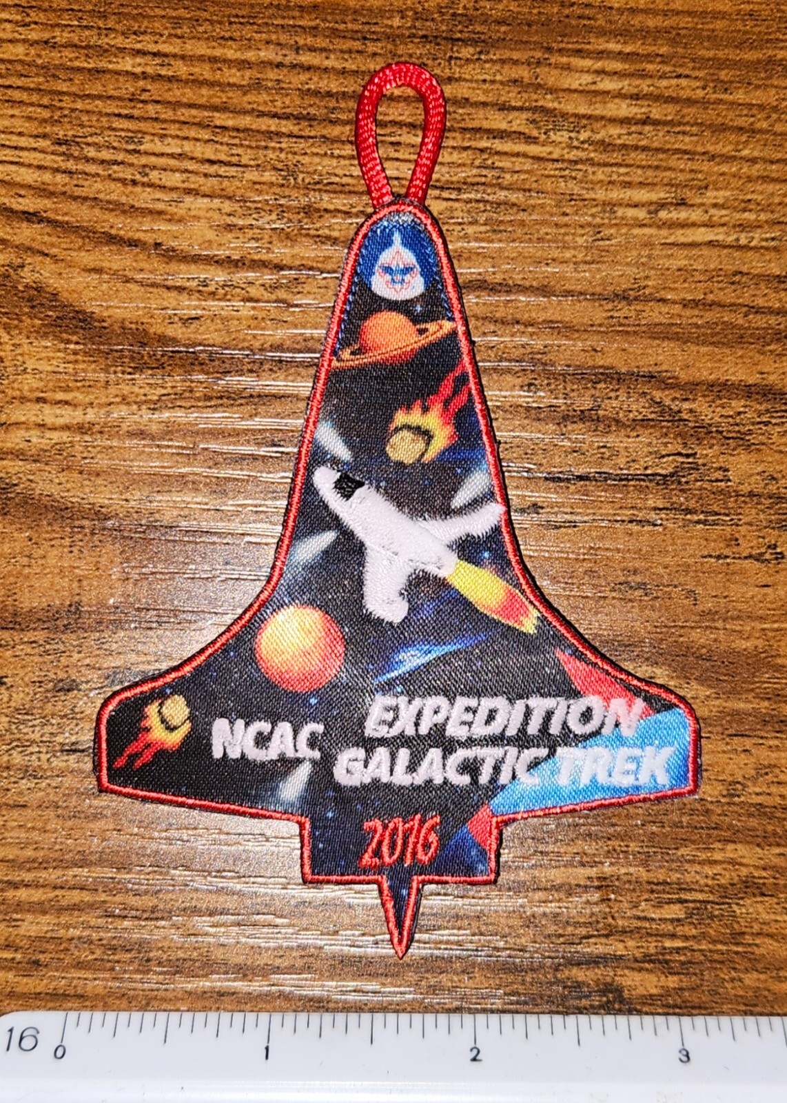 DC Maryland Virginia NCAC 2016 Expedition Galactic Trek Space Shuttle BSA Patch