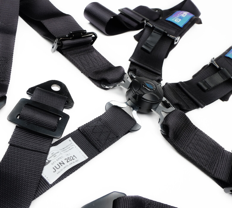 NRG SFI APPROVED Seat Belt Harness 5 Point Cam Lock Black SBH-B6PCBK