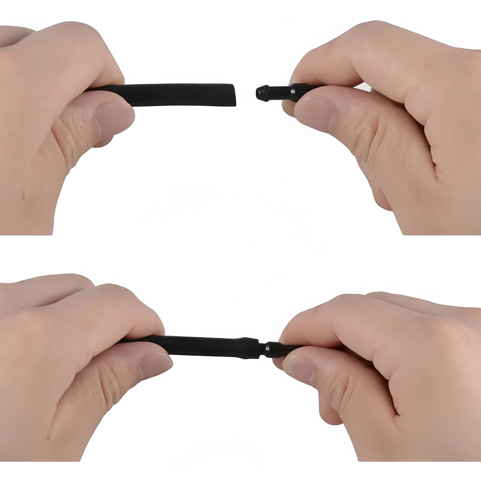 Car Windshield Wiper Washer Squirter Nozzle Spray Jet Kit Fluid Hose Universal