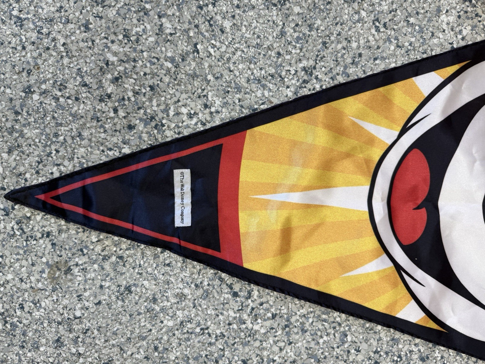 Disneyana Convention 90’s Large Flag Pennant Banner Prop 27”x 39” Conventionear