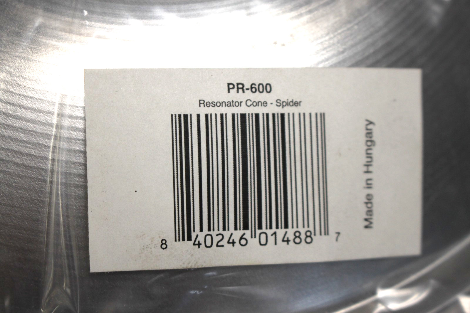 Recording King PR-600 Resonator Cone, Spider , New 10.5" wide, 1.375 tall