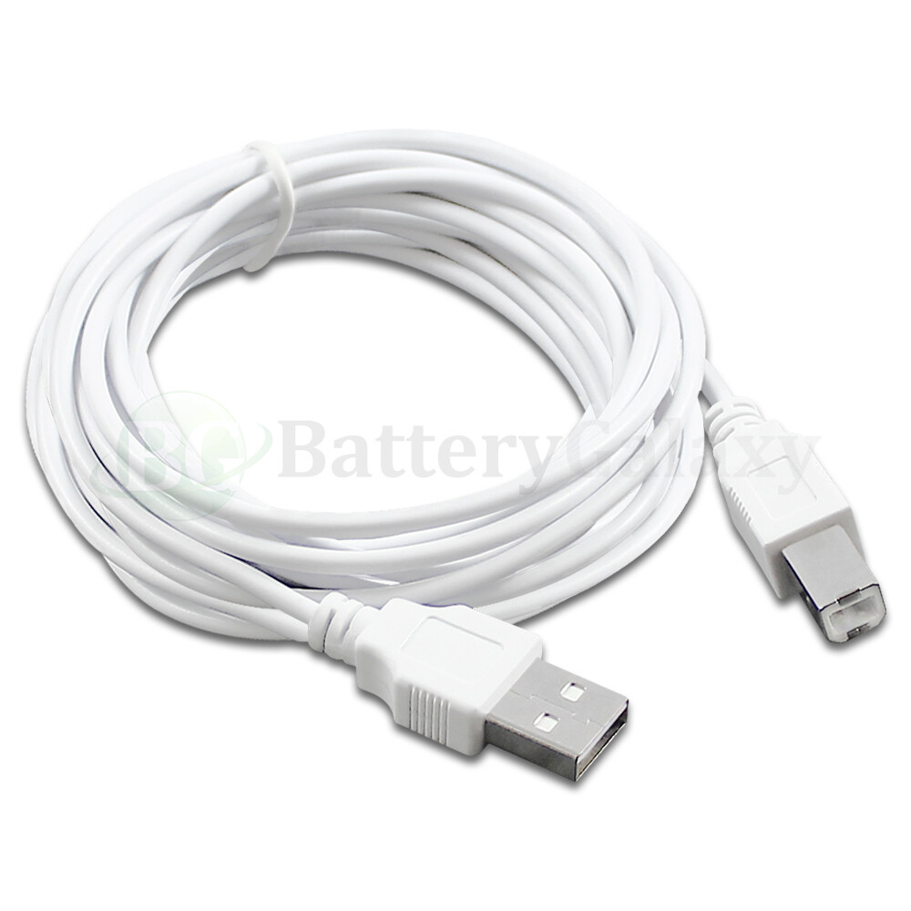 Lot 6' 10' 15' For HP CANON DELL BROTHER PRINTER SCANNER CABLE CORD USB 2.0 A-B