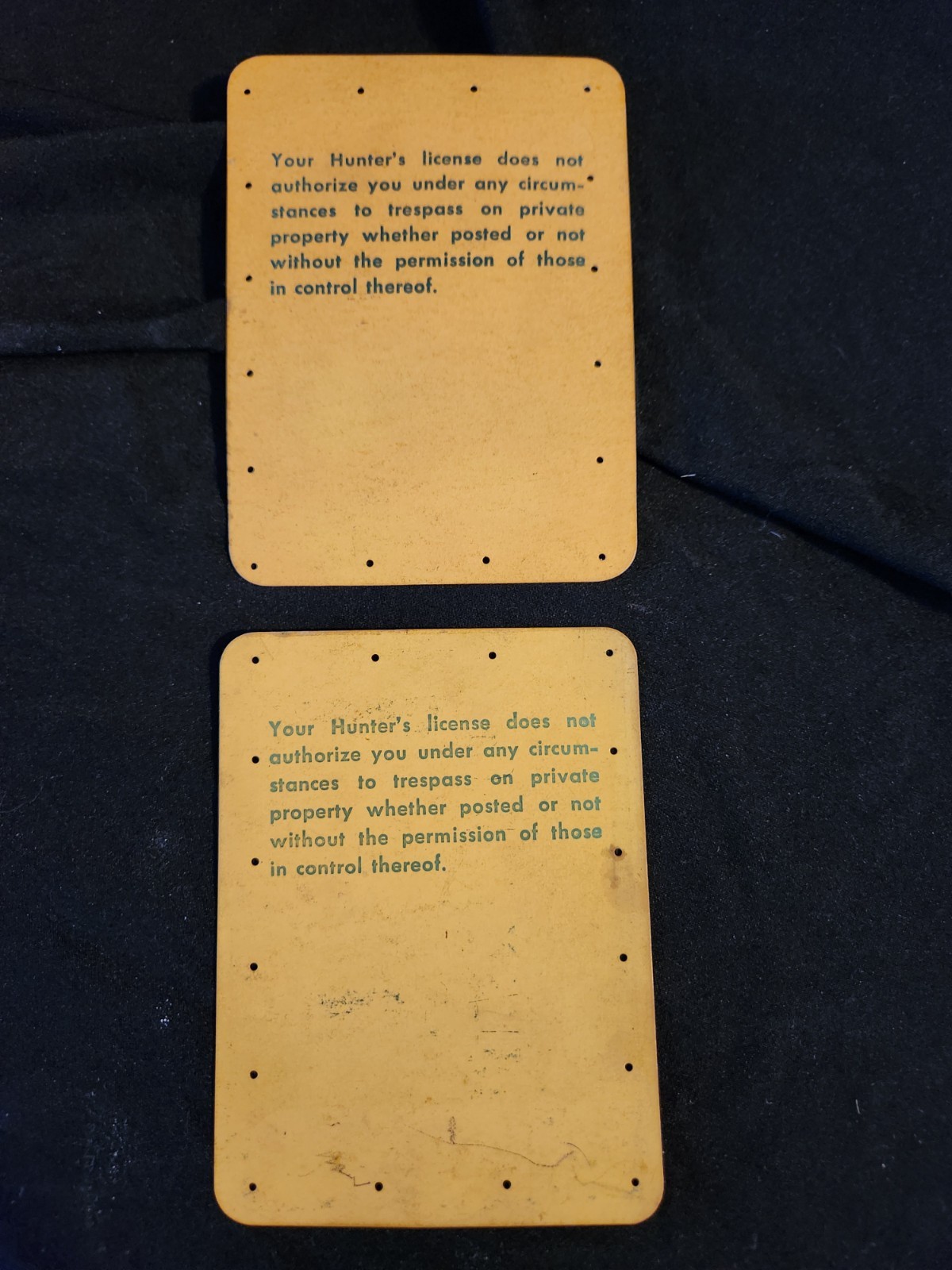 Vintage Lot CLEARFIELD COUNTY Antlerless Pa Deer Hunting Licenses Doe 1955-1959