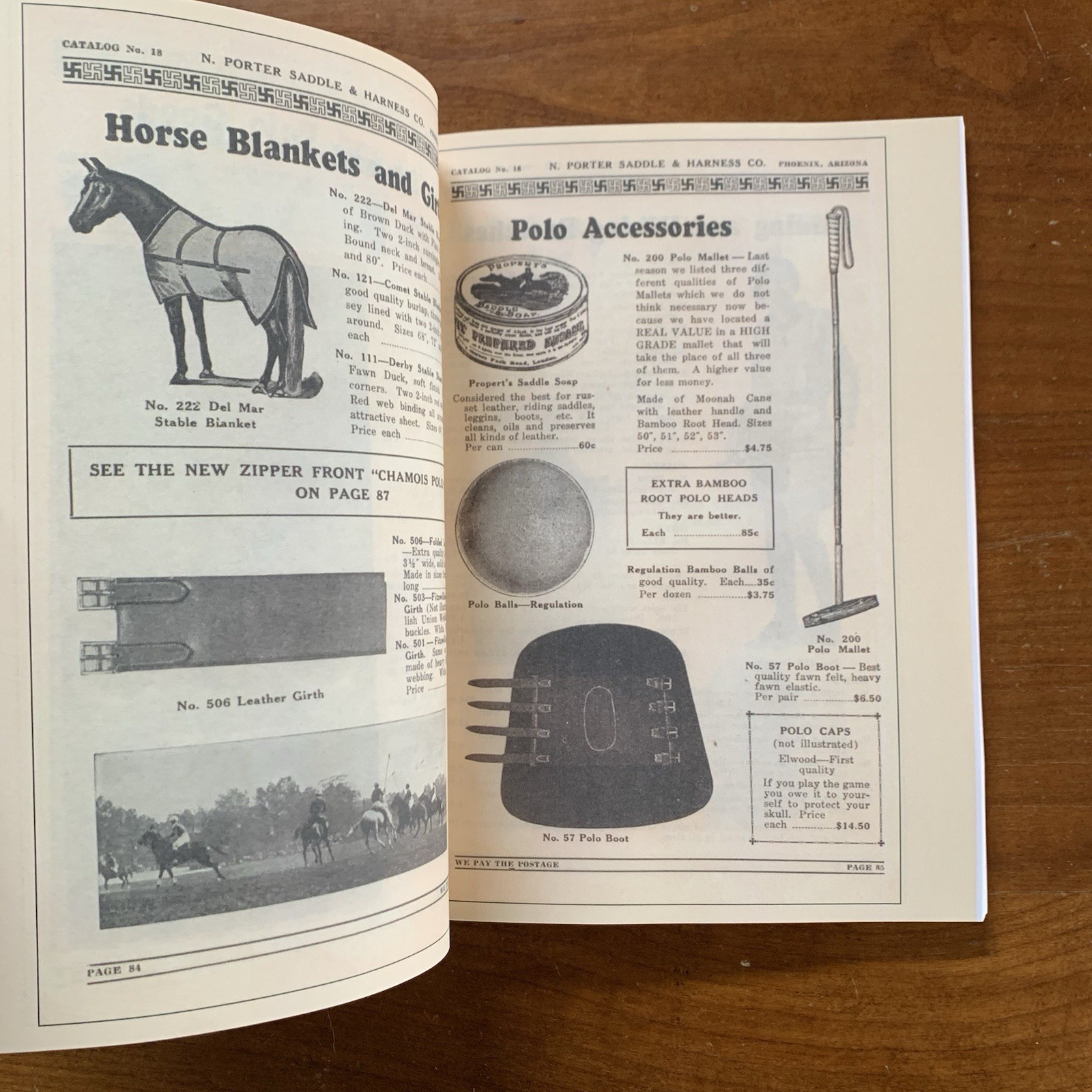 1930 N. Porter Saddle and Harness Company Catalog No. 18 / Facsimile