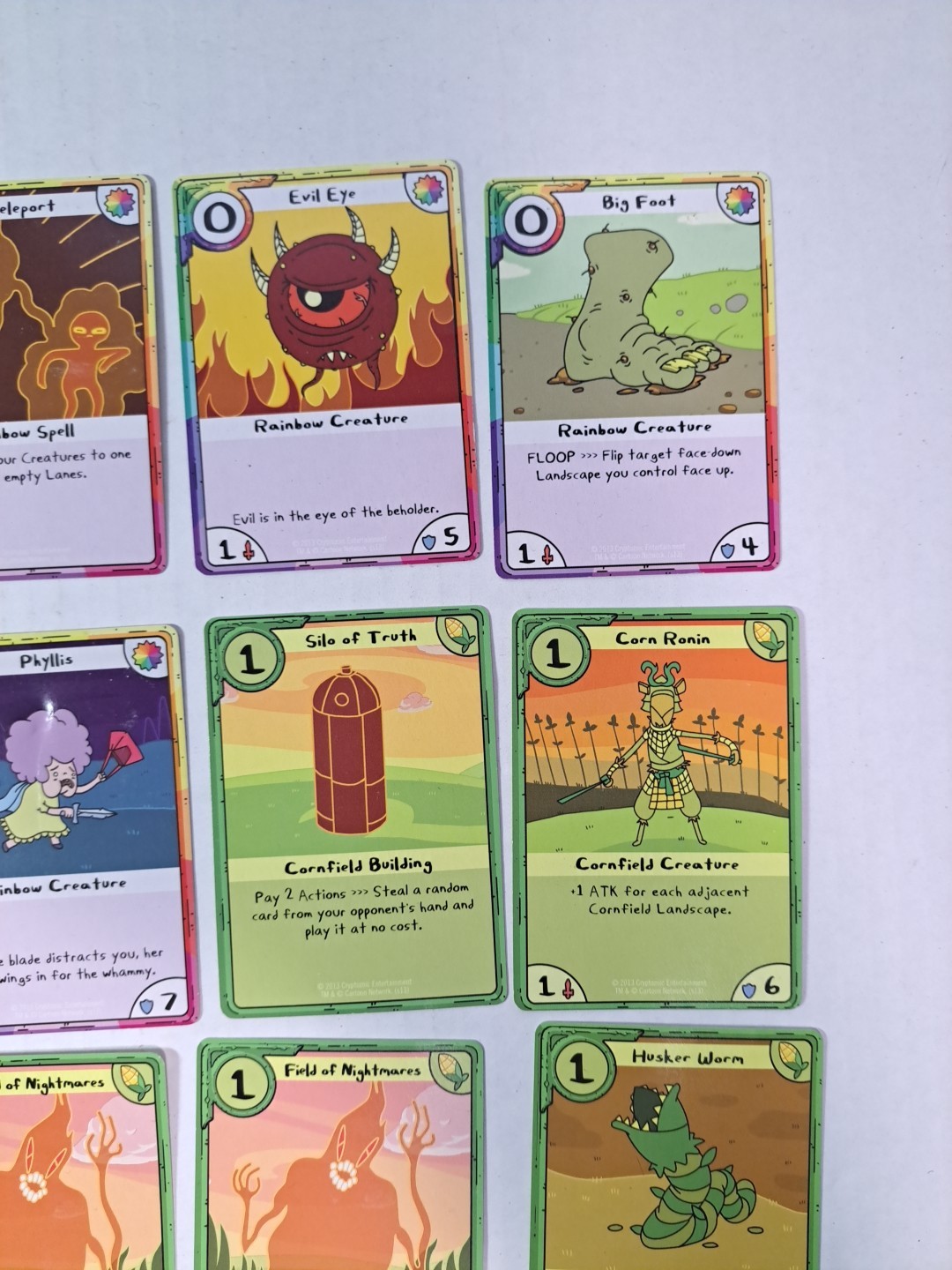 Wholesale Lot Of 23 Adventure Time Card Wars