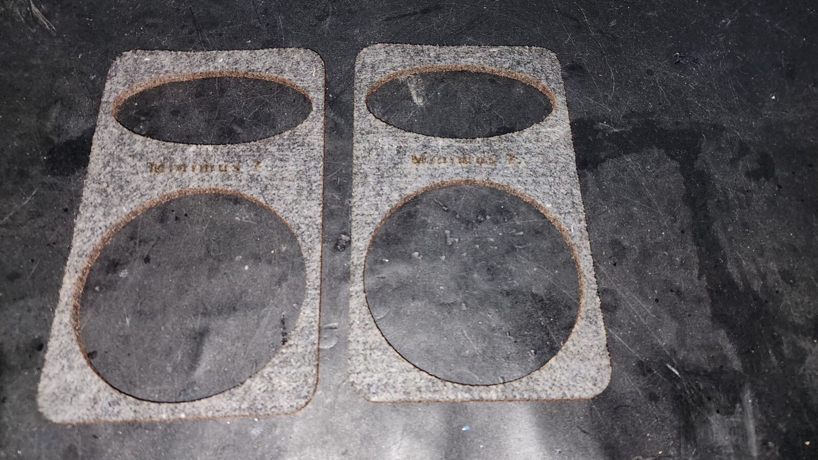 Pair! Realistic Wood Minimus 7 Anti-diffraction Pad Inserts