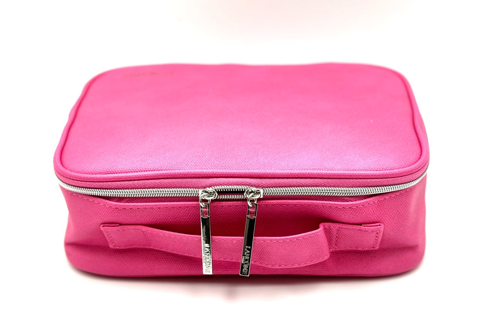 Lancome Makeup Train Case Bag ~ Rose Pink ~ with Handle