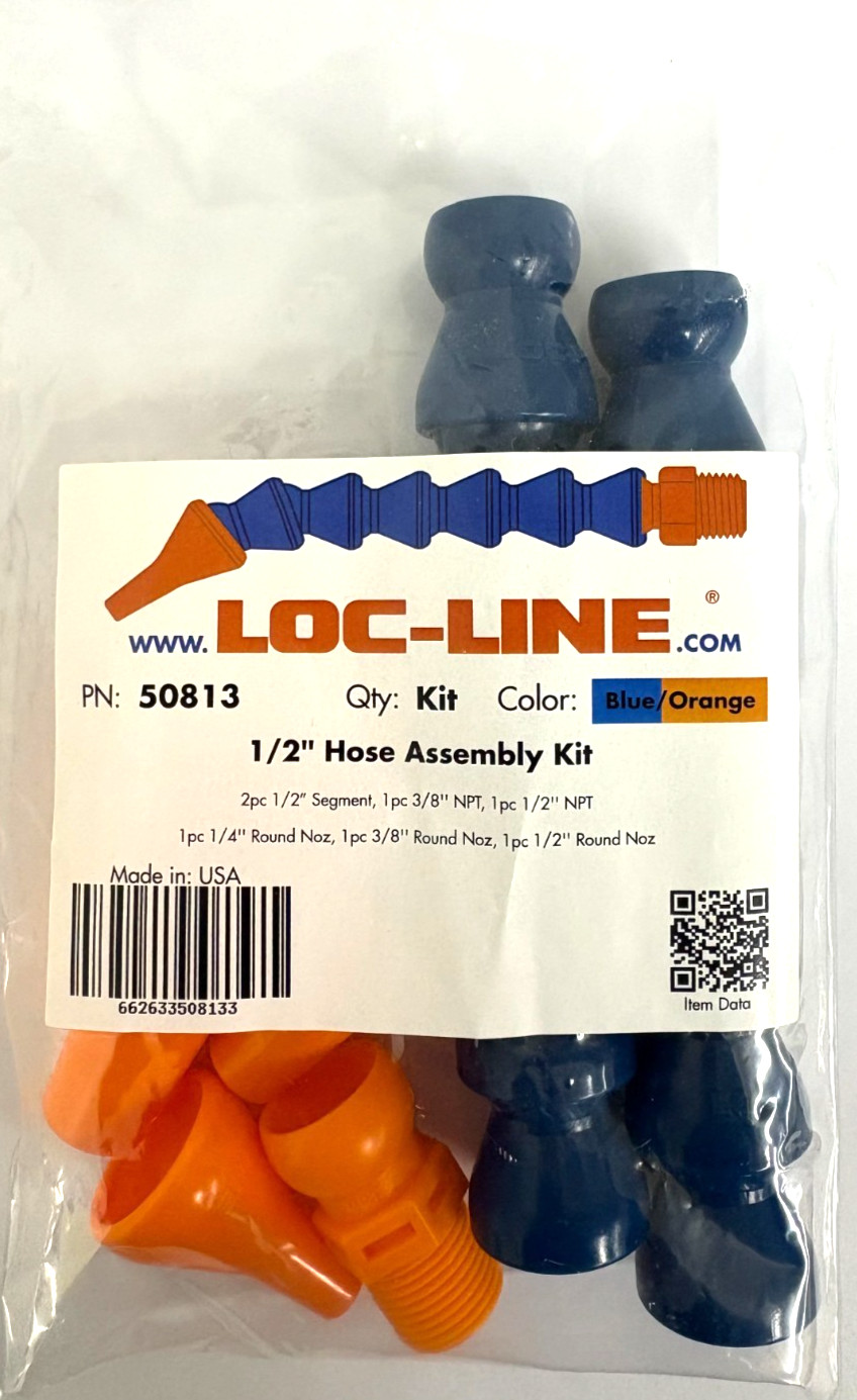 LOC LINE #50813 1/2" ADJUSTABLE COOLANT HOSE KIT - NEW IN PACKAGE