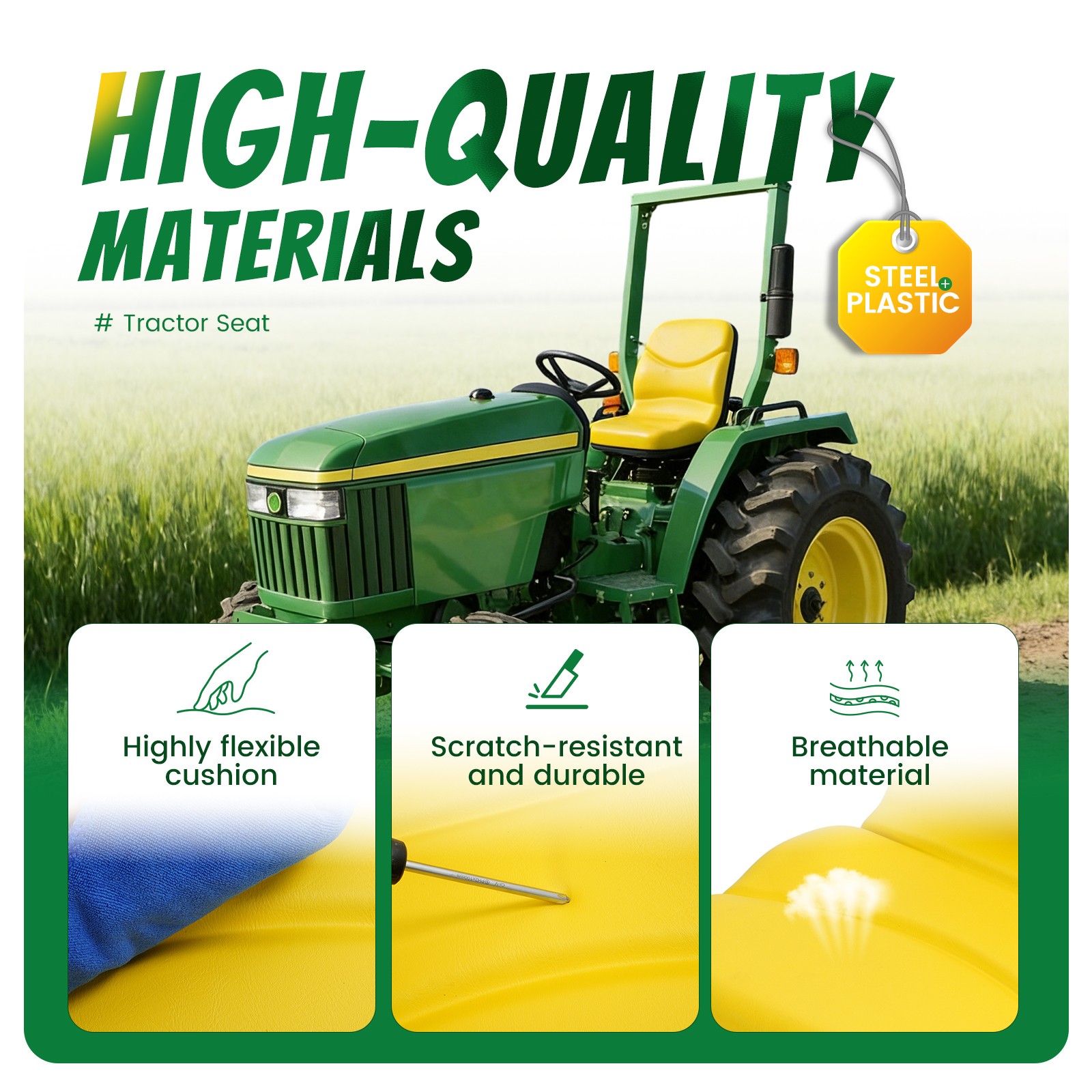 Seat #M805158 #M803465 For John Deere 670 770 790 870 970 990 1070 3005 4005