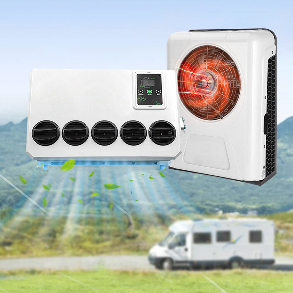12V 12000BTU Truck Cab Air Conditioner Split A/C For Semi Trucks RV Caravan Vans