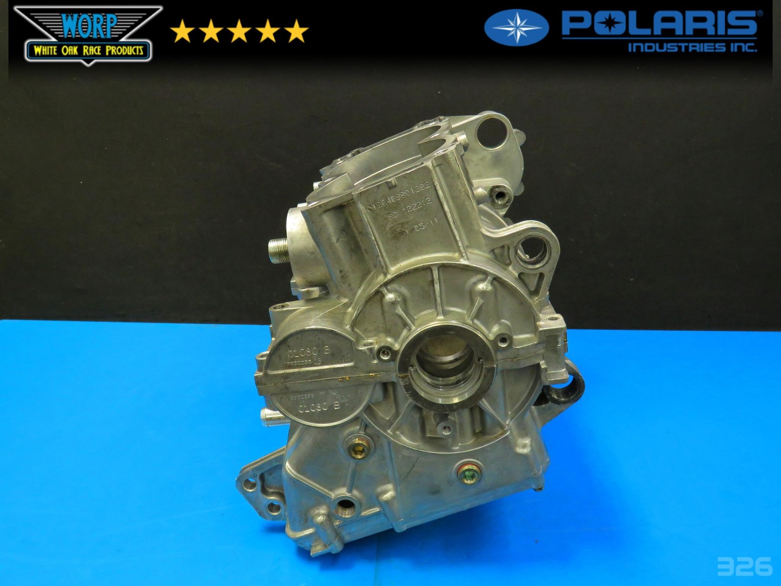 2011 POLARIS RZR XP 900 MATCHED CRANKCASE CRANK CASE SET BOTTOM END