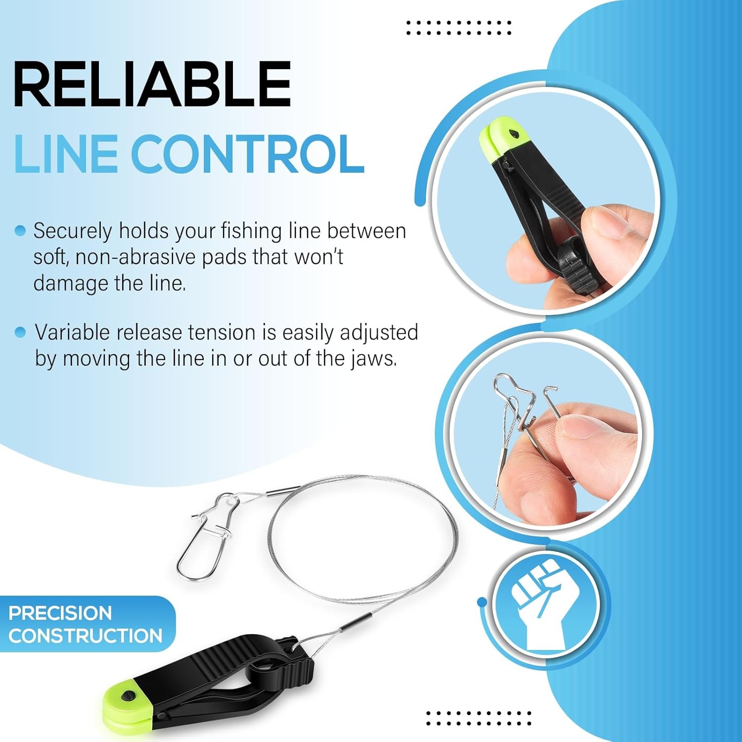 for 1181 Scotty Mini Power Grip Plus Downrigger Release W/ Cannonball Snap 2Pack