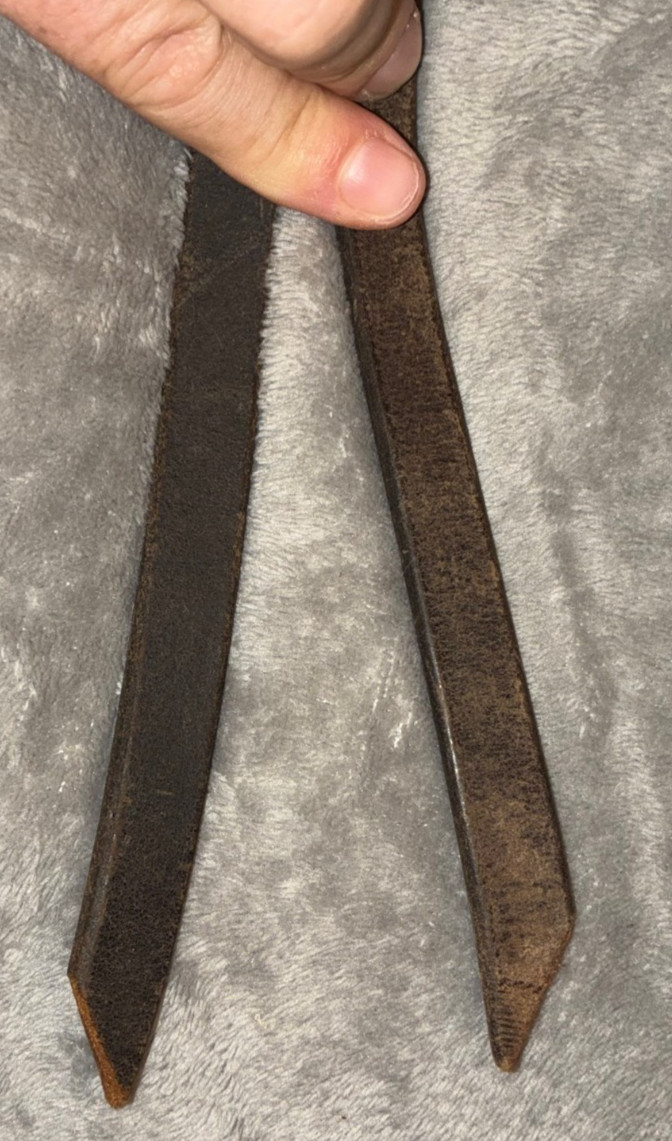 LEATHER BRAIDED WESTERN BARREL QUIRT 24 1/2'' LONG