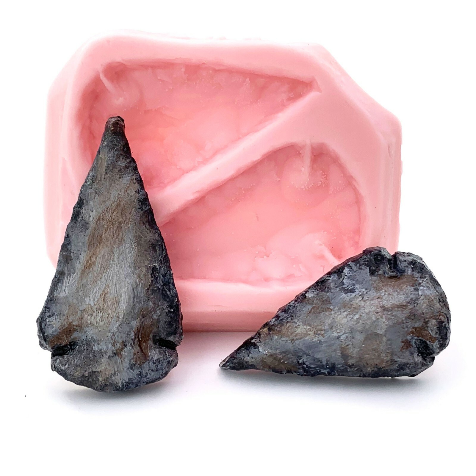 Silicone Arrowhead Mold - Polymer Clay, Metal Clay, Resin - Food Safe (977)