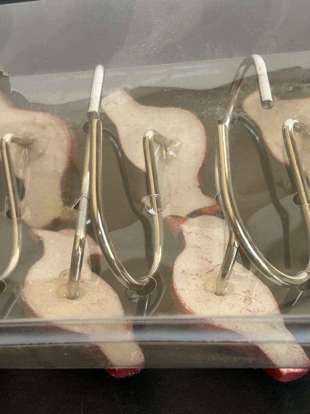 Set of 12 Cardinal Red Bird Shower Curtain Hooks Rings