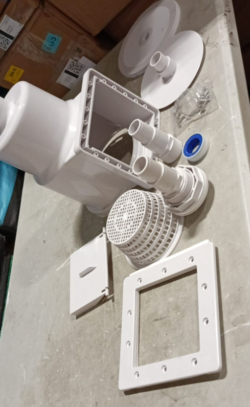 For Above Ground Pools Standard Thru-Wall Skimmer w/ Return Fitting