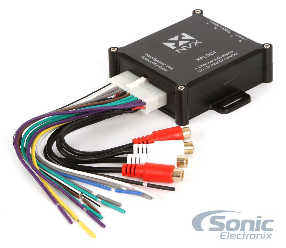 Open Box, Great - NVX XPLOC4 4-Channel 600W Adjustable Line Output Converter